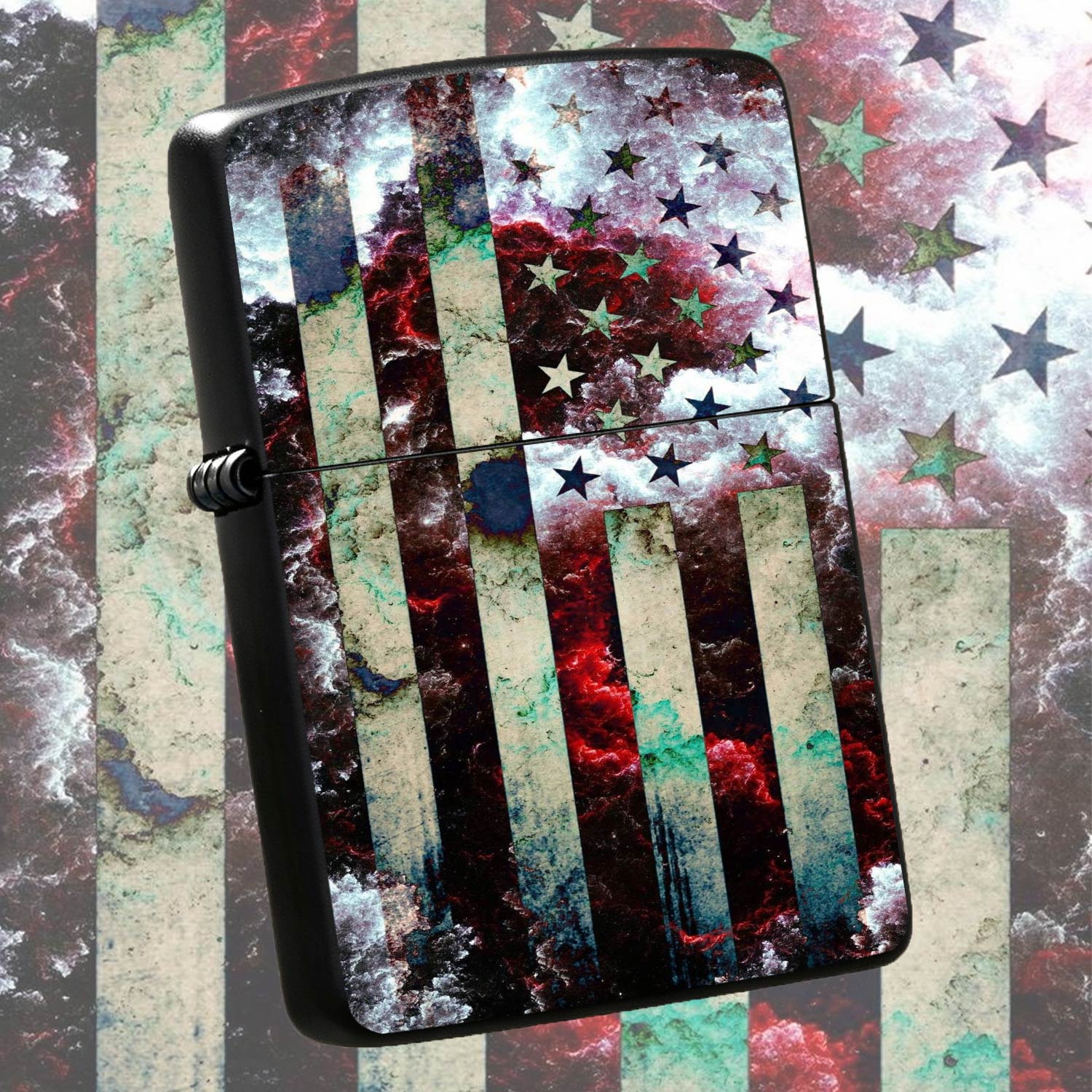 Outdoor Camping Usa - Encendedor de estilo artístico con motivos