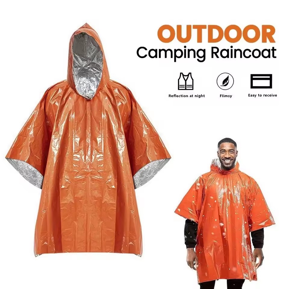 Camping Rain Poncho - 1 unidad/2 unidades: poncho impermeable de