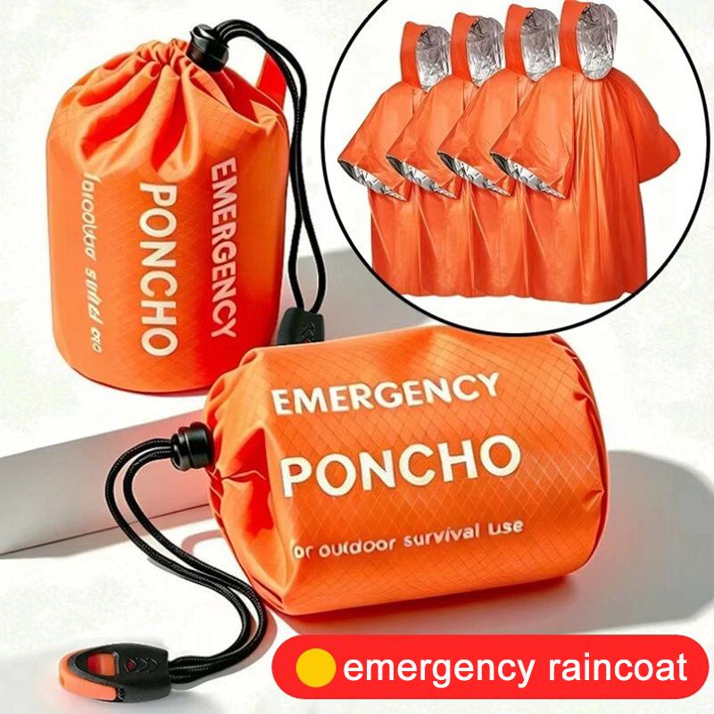 Kit de poncho impermeable port - Camping Rain Poncho reseña y precio