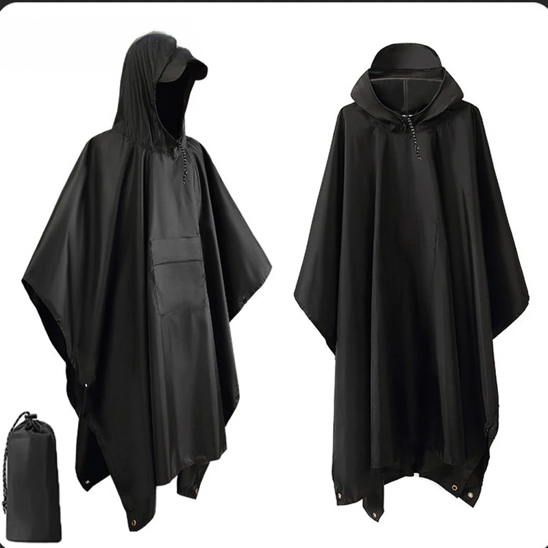 Chubasquero militar 3 en 1 par - Camping Rain Poncho reseña y precio