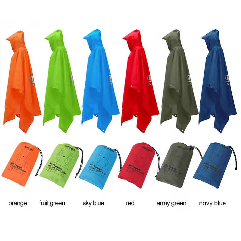 Impermeable 3 en 1, ligero, pa - Camping Rain Poncho reseña y precio