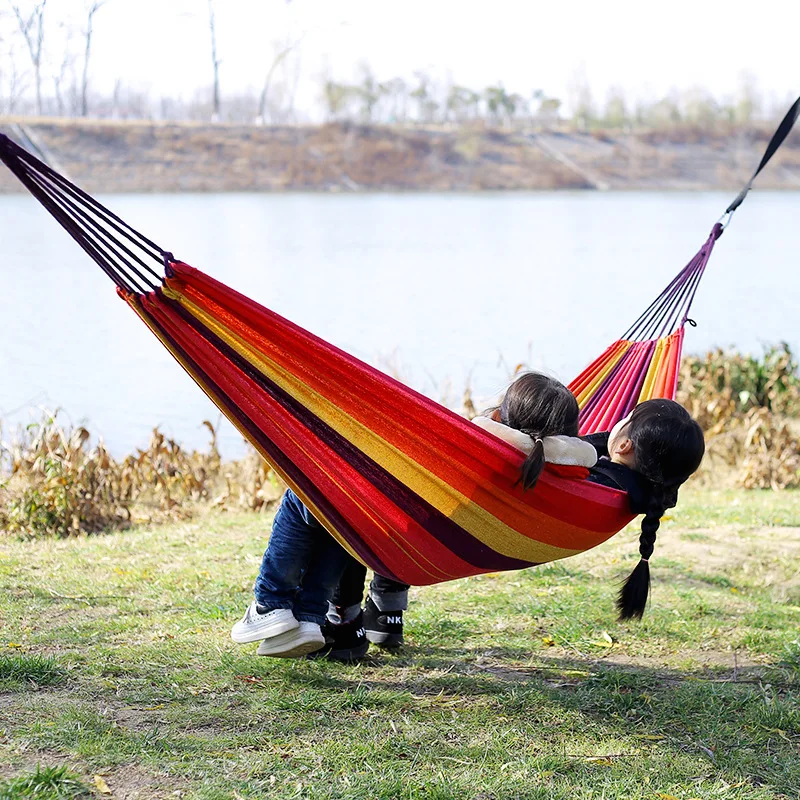 Hamaca de Lona sin Varillas de - Bed Outdoor Camping reseña y precio