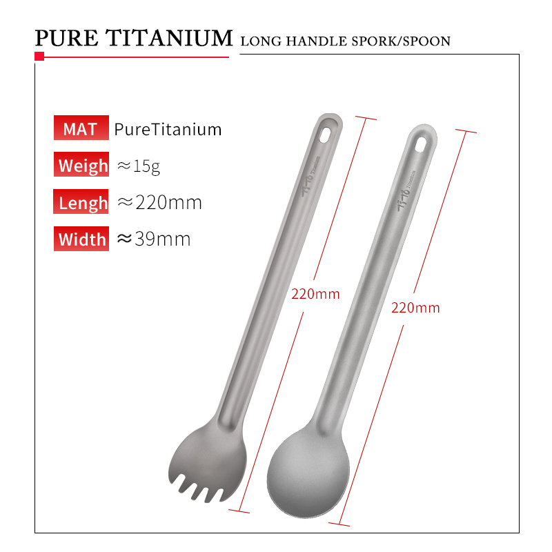 TiTo-cuchara deportiva de tita - Outdoor Camping Dining Set reseña y precio