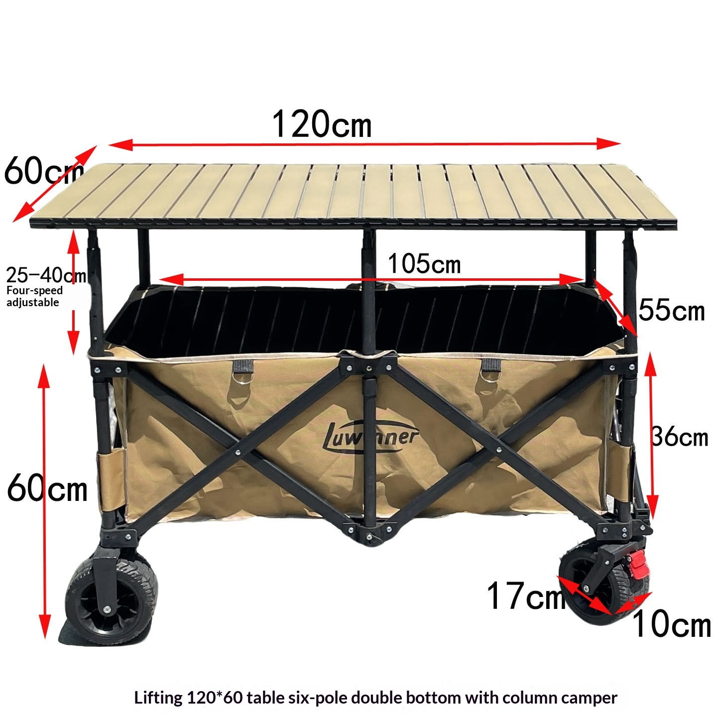 Carrito de camping plegable pa - Outdoor Camping Usa reseña y precio