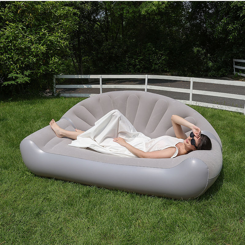 Sofá inflable en forma de aban - Bed Outdoor Camping reseña y precio