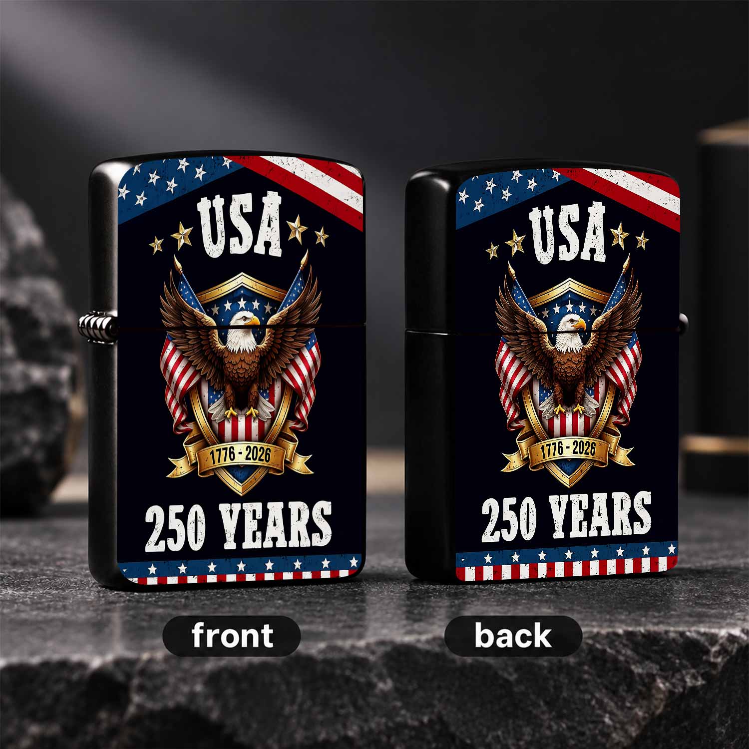 Encendedor patriótico de los E - Outdoor Camping Usa reseña y precio