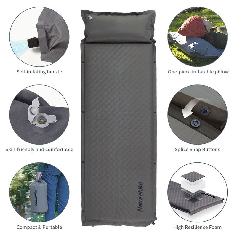 Naturehike-alfombrilla de aire - Outdoor Camping Rugs reseña y precio
