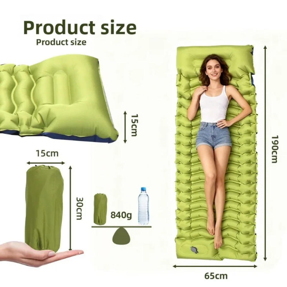 Colchoneta Inflable para Dormi - Outdoor Camping Rugs reseña y precio