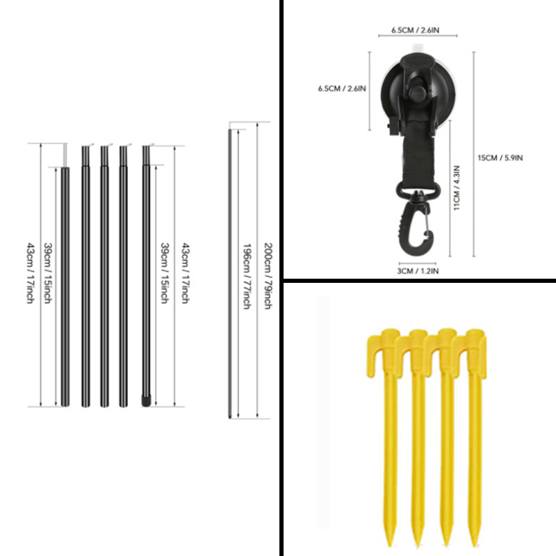 Toldo Lateral Retráctil para A - Outdoor Camping Van Tent reseña y precio