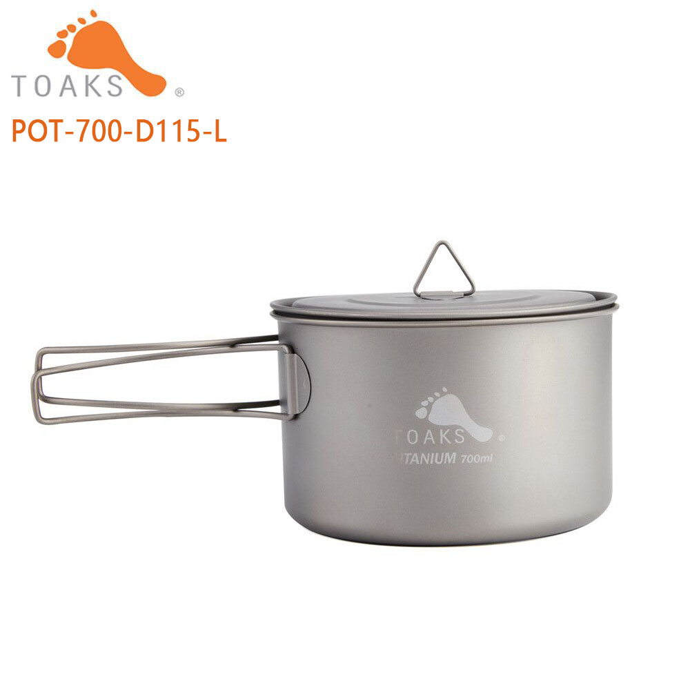 TOAKS-ollas de titanio puro pa - Outdoor Camping Dining Set reseña y precio