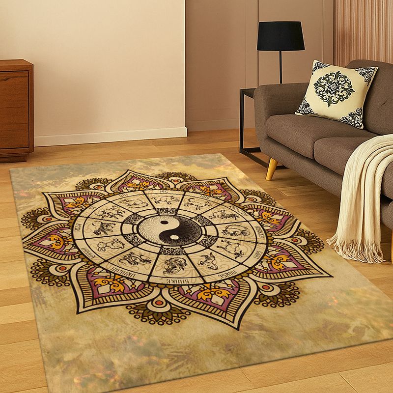 Alfombra con símbolo de Yin Ya - Outdoor Camping Rugs reseña y precio