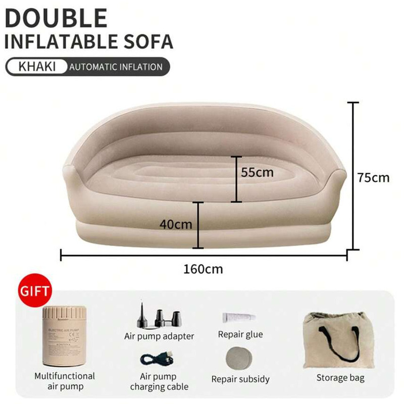 Sofá inflable automático para  - Bed Outdoor Camping reseña y precio
