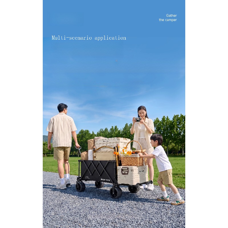 Carrito de Camping Plegable, C - Outdoor Camping Trolley reseña y precio