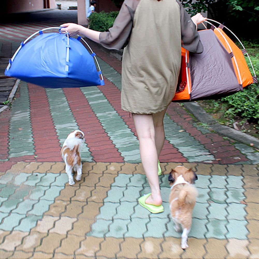 Tienda de campaña portátil par - Outdoor Camping Dog Bed reseña y precio