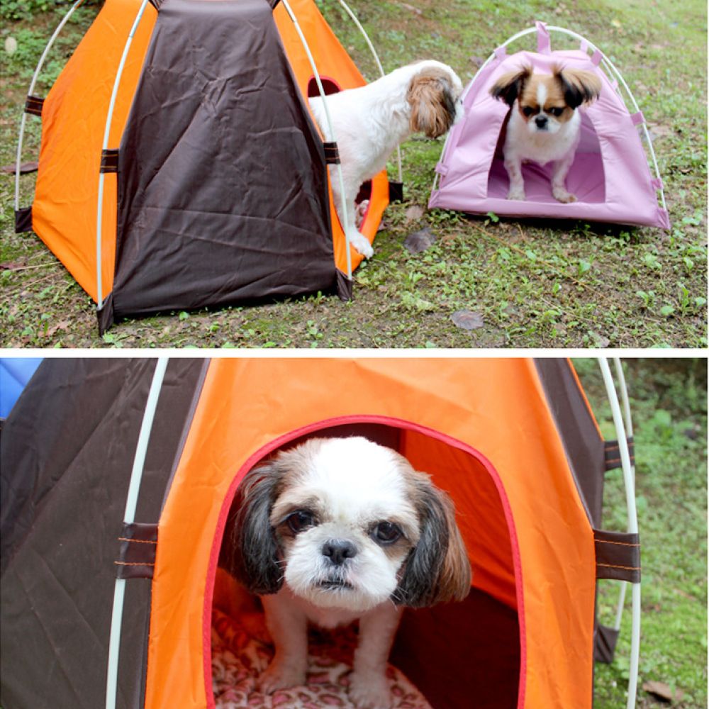 Tienda de campaña portátil par - Outdoor Camping Dog Bed reseña y precio