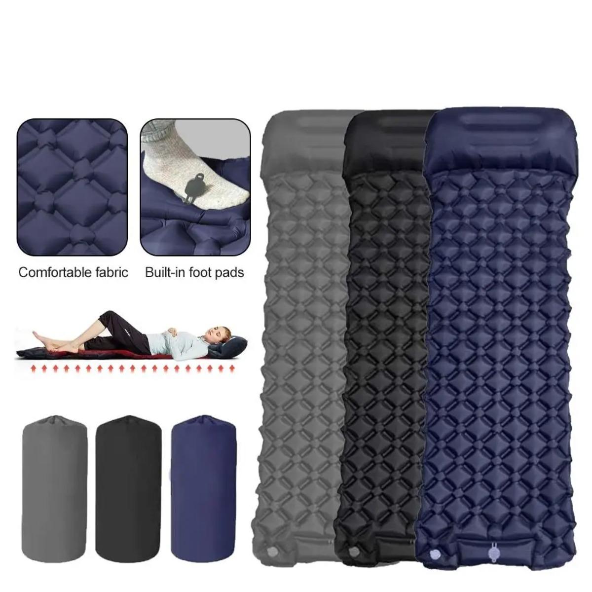 Colchón de aire inflable indiv - Outdoor Camping Rugs reseña y precio
