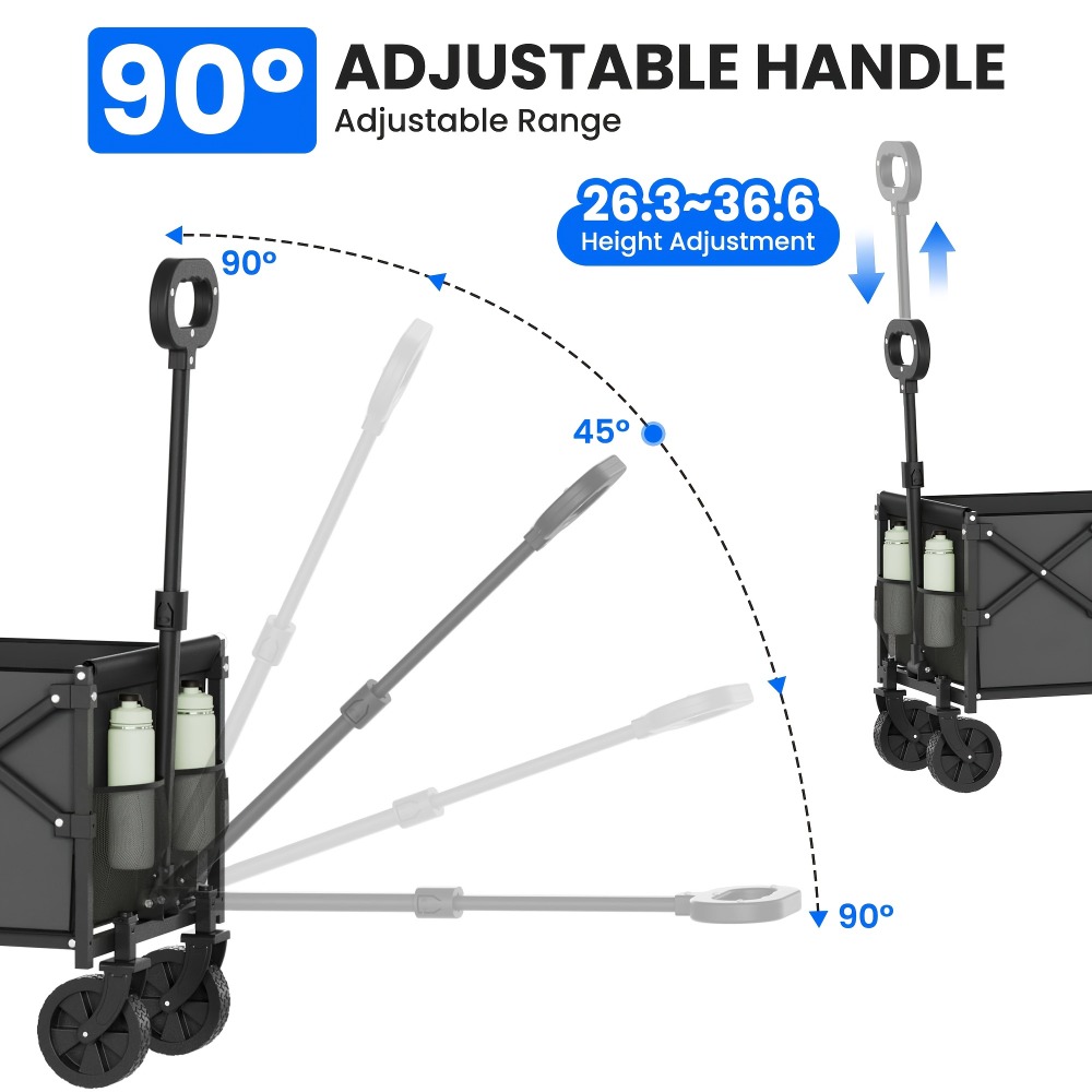 Carro de Jardín Plegable con C - Outdoor Camping Trolley reseña y precio