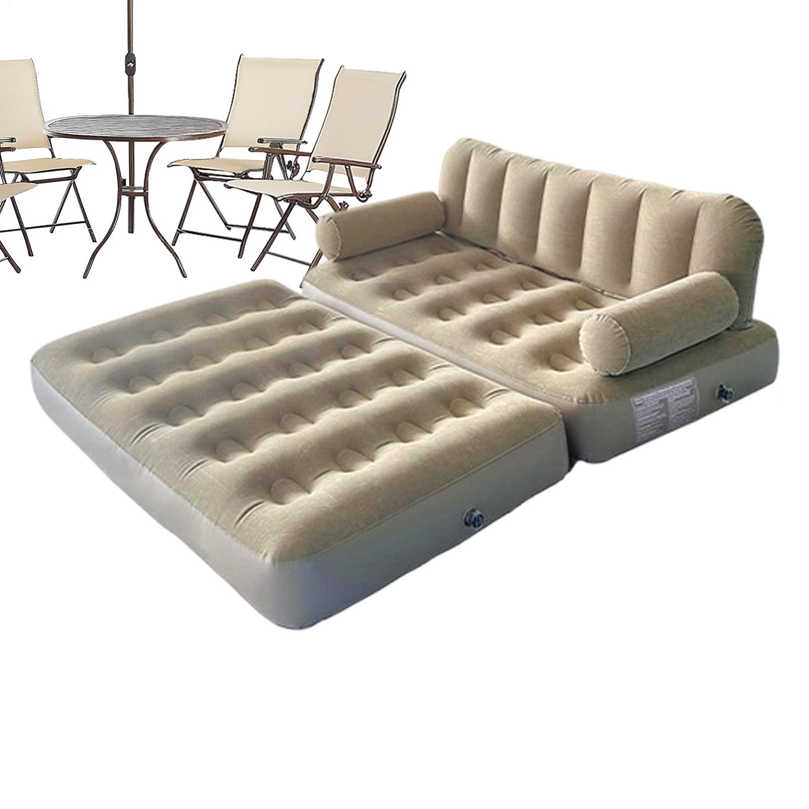Sofá inflable con bomba de air - Bed Outdoor Camping reseña y precio