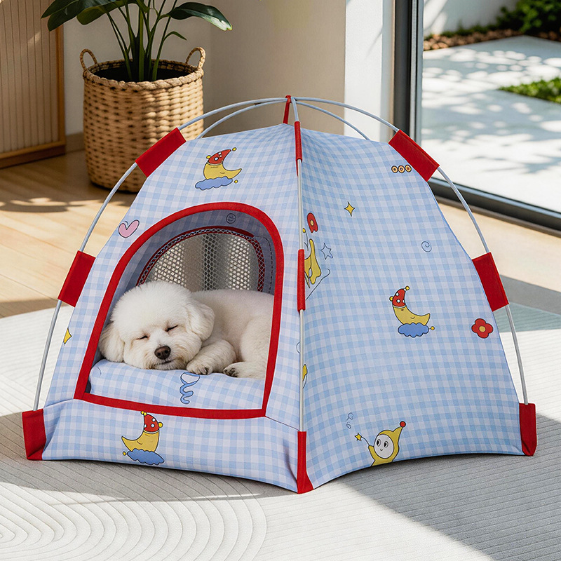 Casa para perros y cama para g - Outdoor Camping Dog Bed reseña y precio