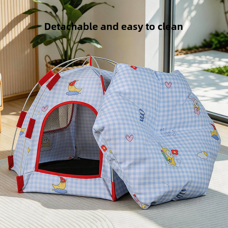 Casa para perros y cama para g - Outdoor Camping Dog Bed reseña y precio